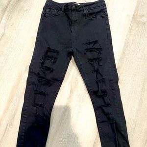 Top Shop ripped jeans